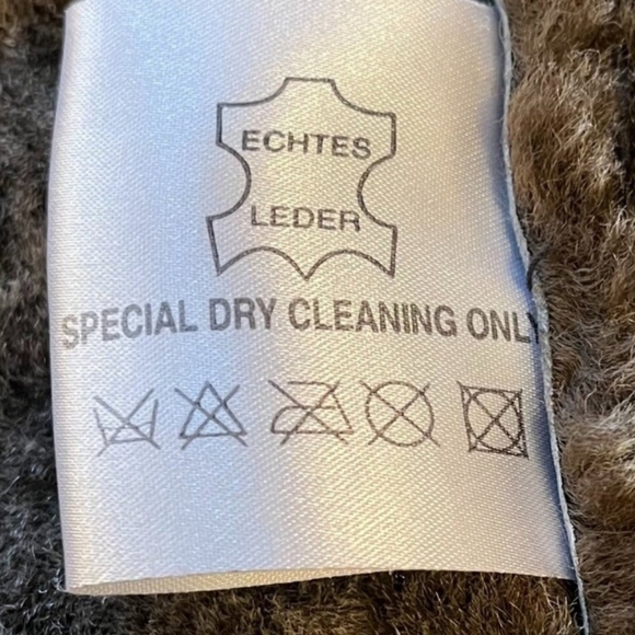 Hilary Radley Genuine Sheep Shearling Very Heavy Warm Leather Coat Size 8 - Picture 12 of 12